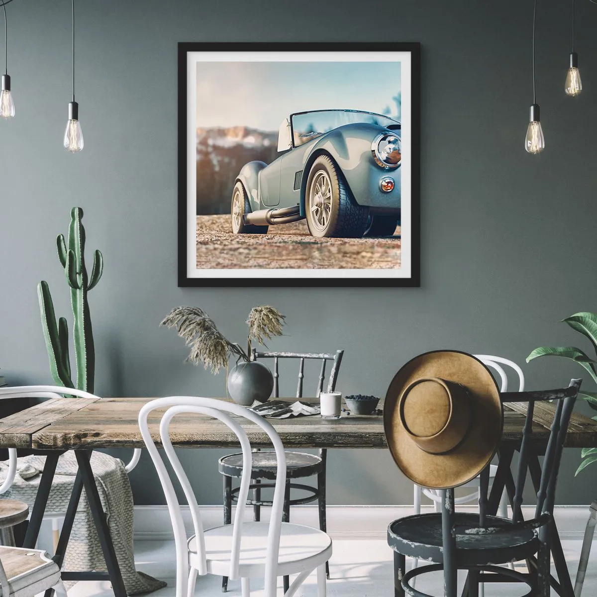 Poszter fehér keretben - Mert a stílus számít - 30x30 cm