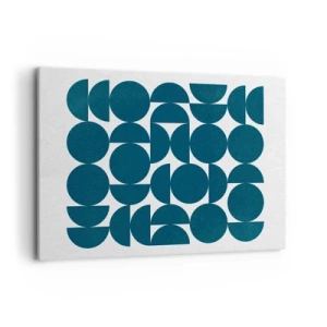 Vászonkép - Körök és félkörök - 100x70 cm