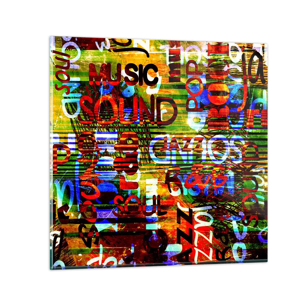 Üveg kép - A hang mindegyik színe - 50x50 cm