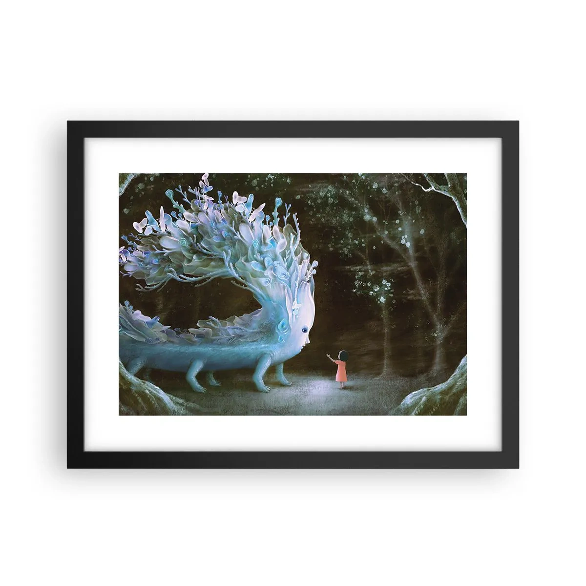 Poszter fehér keretben - Fantasztikus találkozás - 40x30 cm