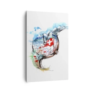 Vászonkép - Svájci szellemiség - 80x120 cm