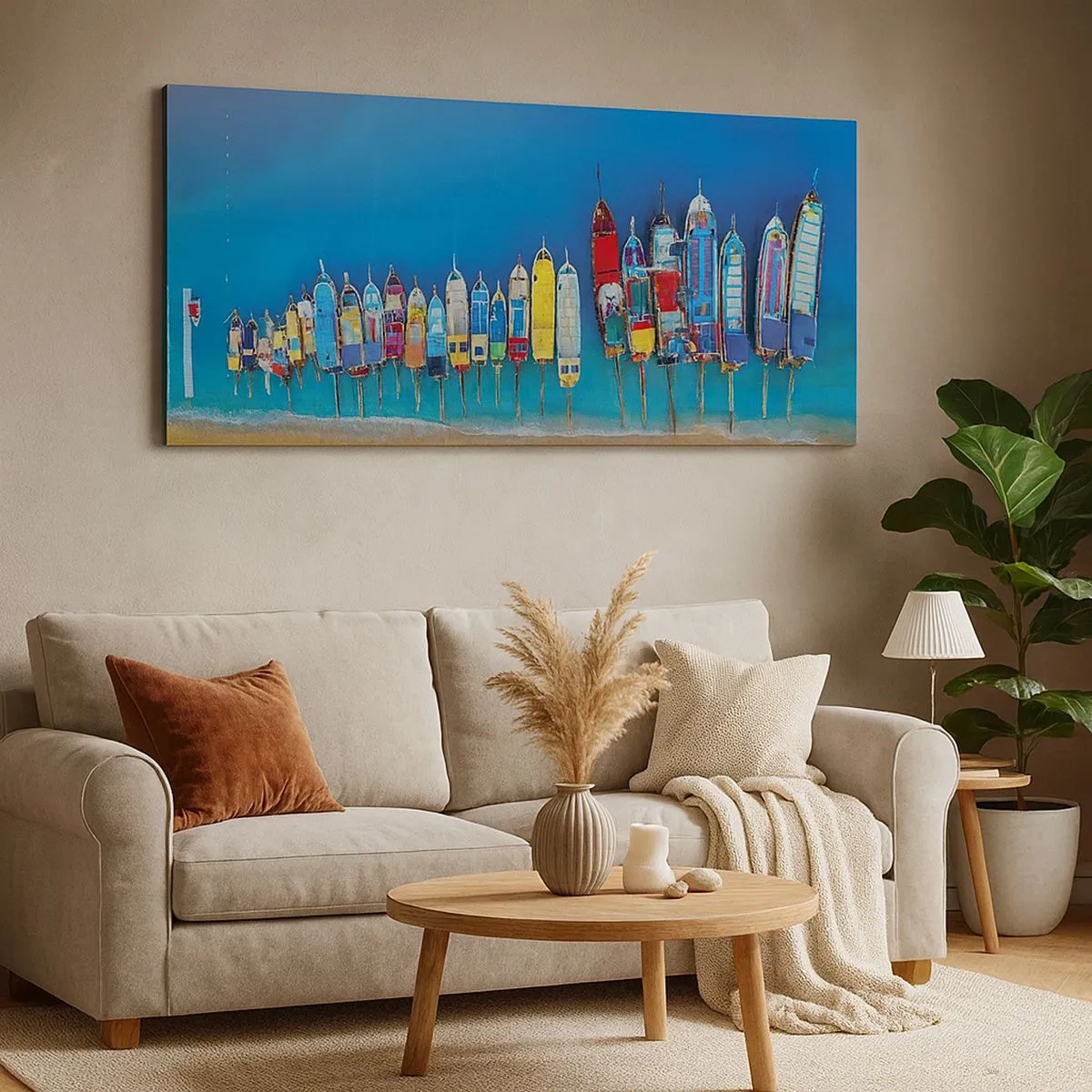 Vászonkép - Madártávlatból - 100x40 cm