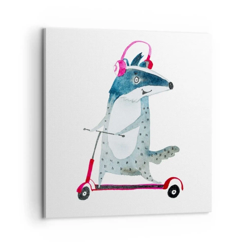 Vászonkép - Borzas örömök - 60x60 cm