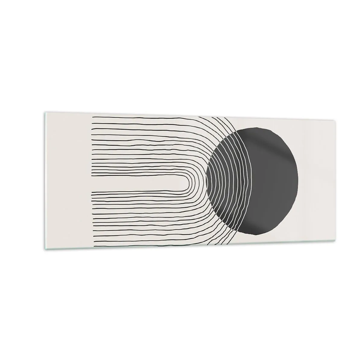 Üveg kép - Remegés és biztosság - 100x40 cm