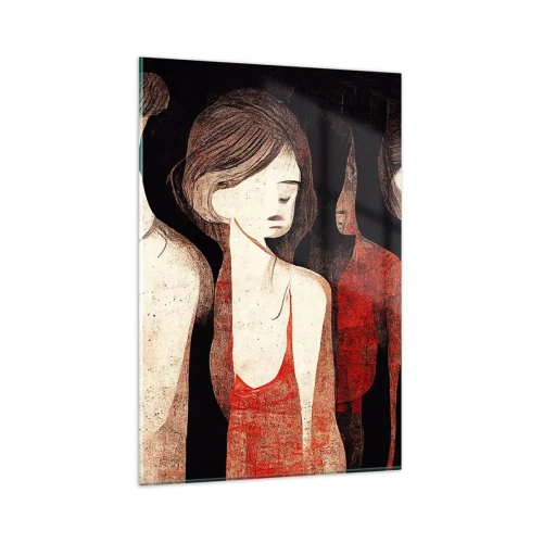 Üveg kép - A sötétség madonnái - 80x120 cm