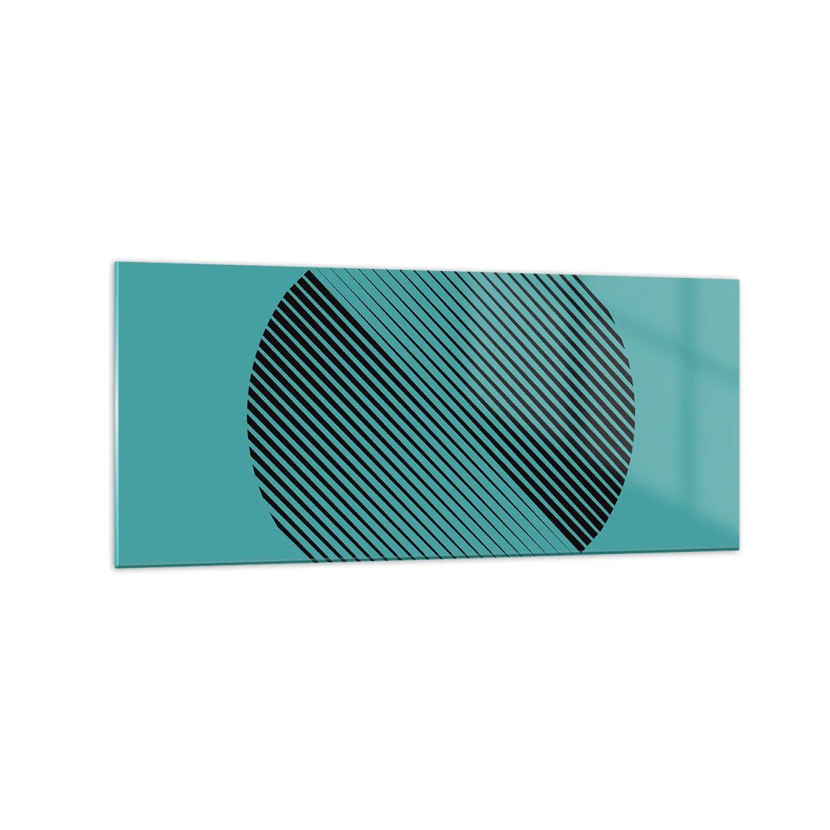 Üveg kép - A kör - egy geometriai variáció - 120x50 cm