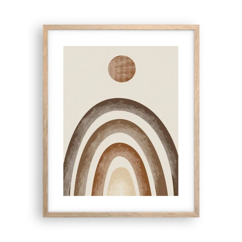 Poszter világos tölgy keretben - Egy messzi-messzi galaxisban - 40x50 cm