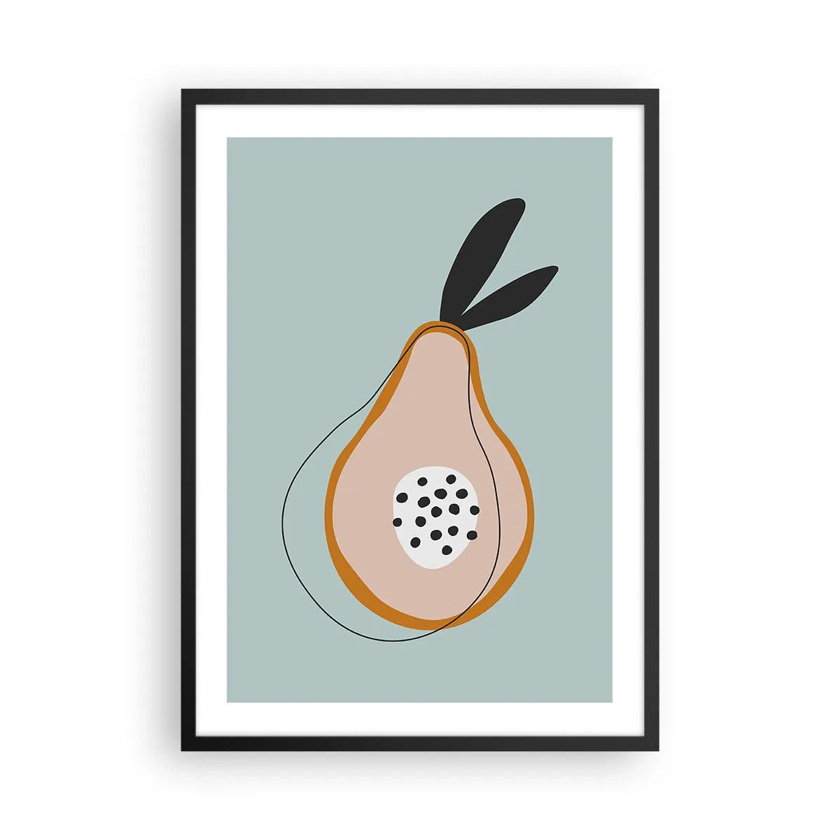 Poszter fehér keretben - Behatolás a dolgok természetébe - 50x70 cm