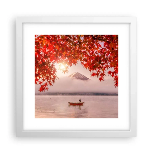Poszter fekete keretben - Japán hangulatban - 30x30 cm