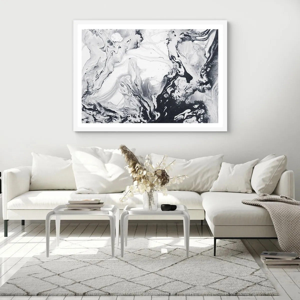 Poszter fekete keretben - A Föld belseje - 91x61 cm