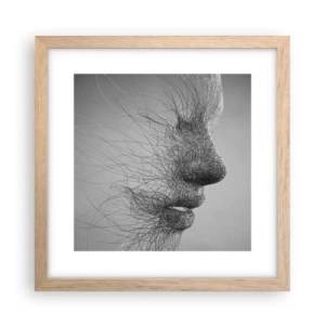 Poszter világos tölgy keretben - A szél szelleme - 30x30 cm