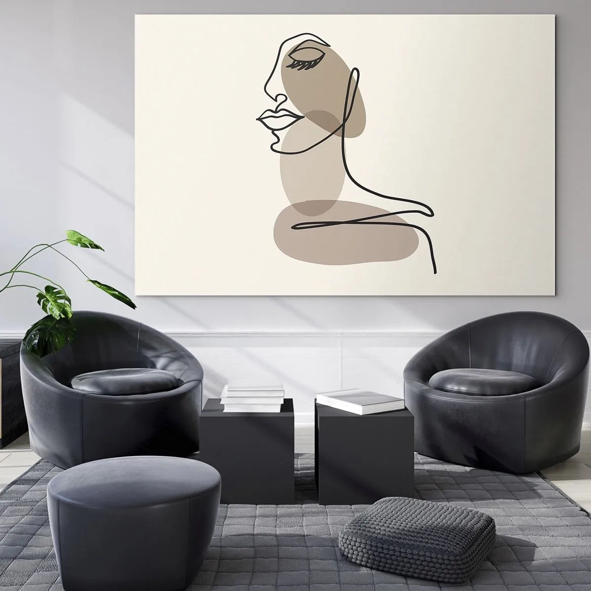 Üveg kép - Egy bizonyos szépségvonal - 100x70 cm