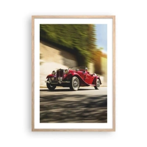 Poszter világos tölgy keretben - Szebb, mint Szamothrakéi Niké - 50x70 cm