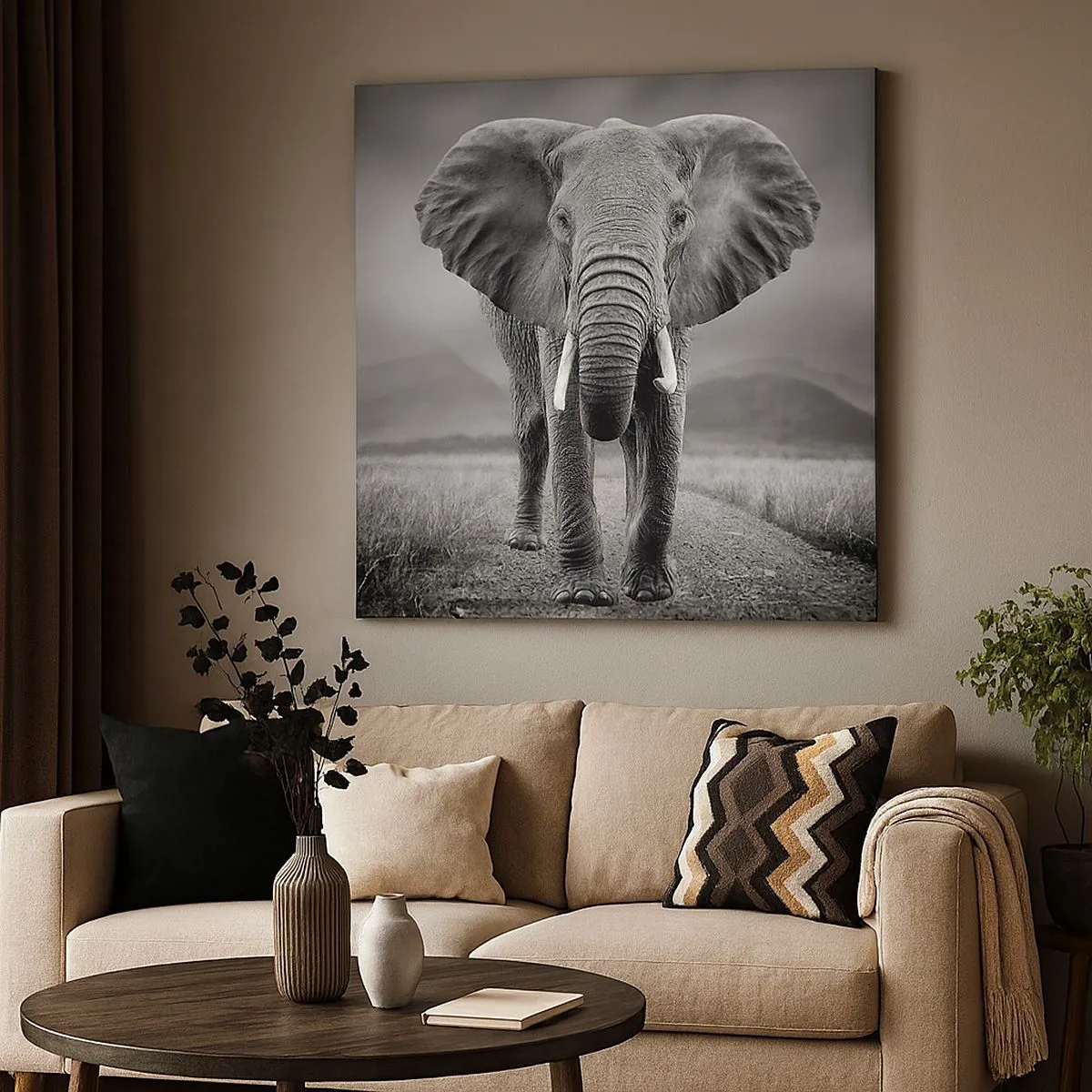 Vászonkép - A házigazda üdvözli - 30x30 cm