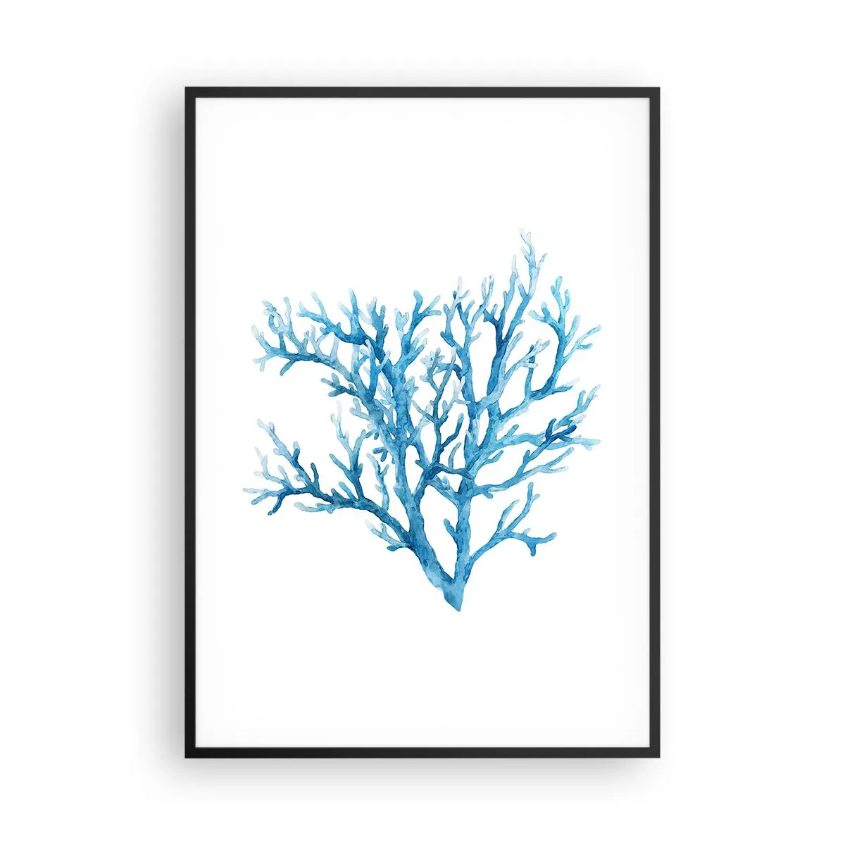 Poszter fehér keretben - Tengeri filigrán - 70x100 cm