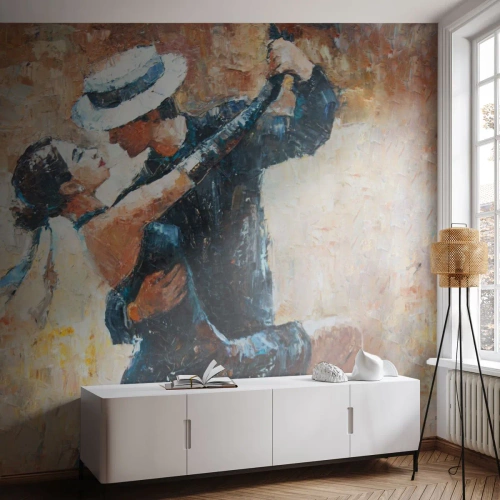 Fotótapéta Premium Sand - A la Rudolf Valentino - Absztrakció, Tánc, Tangó - 400x280 cm