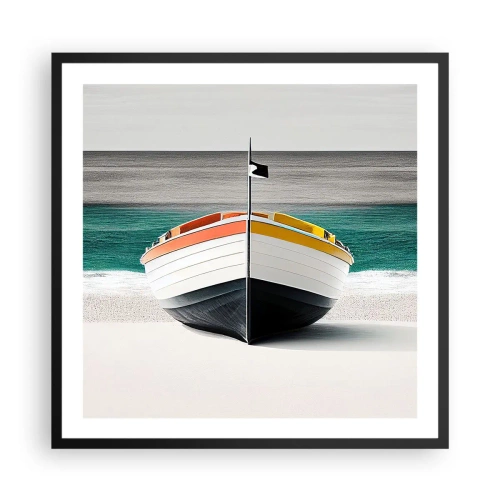 Poszter fehér keretben - A maga helyén - 60x60 cm