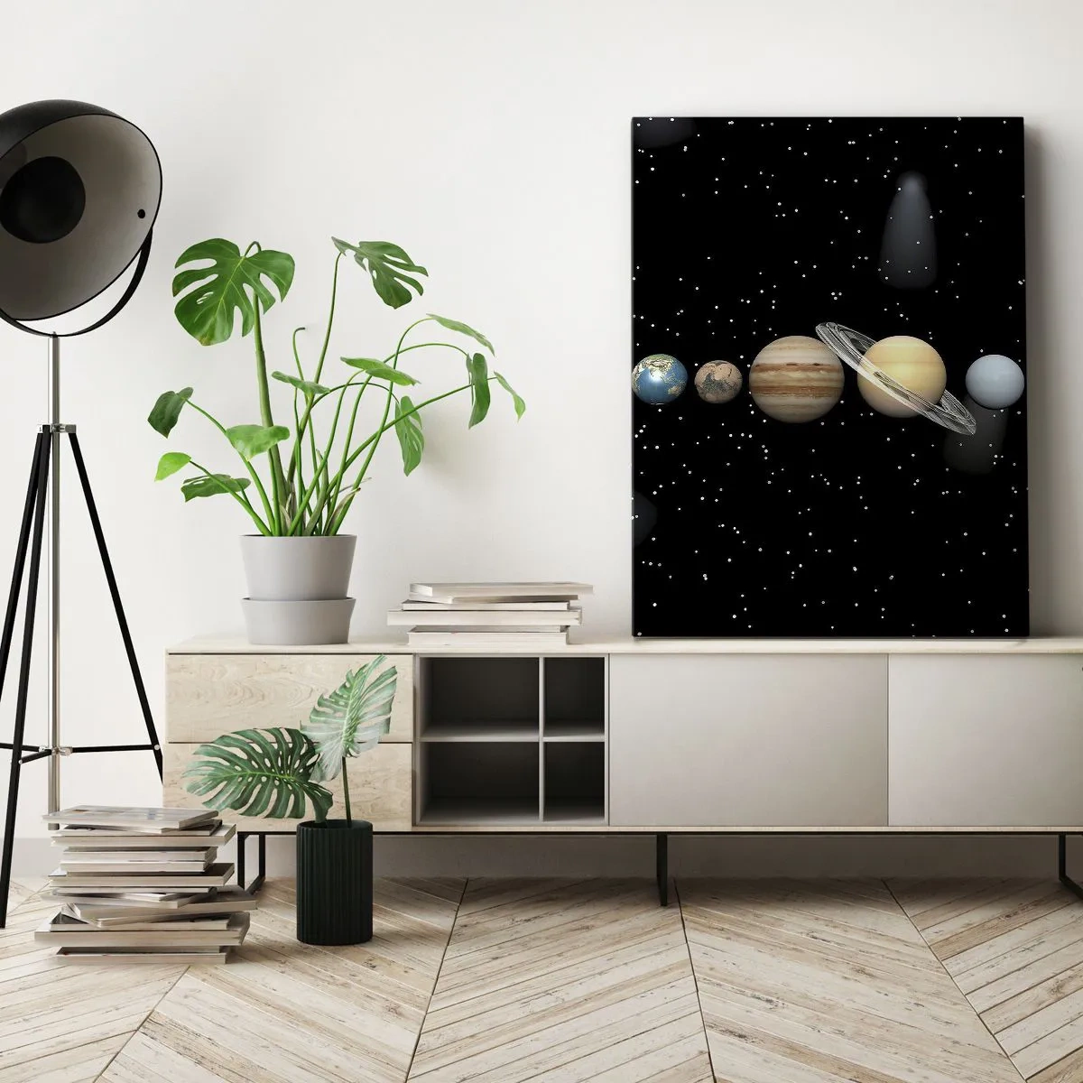Vászonkép - És a bolygók őrülnek, őrülnek... - 50x70 cm