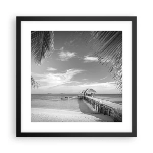 Poszter fehér keretben - Emlék vagy álom? - 40x40 cm