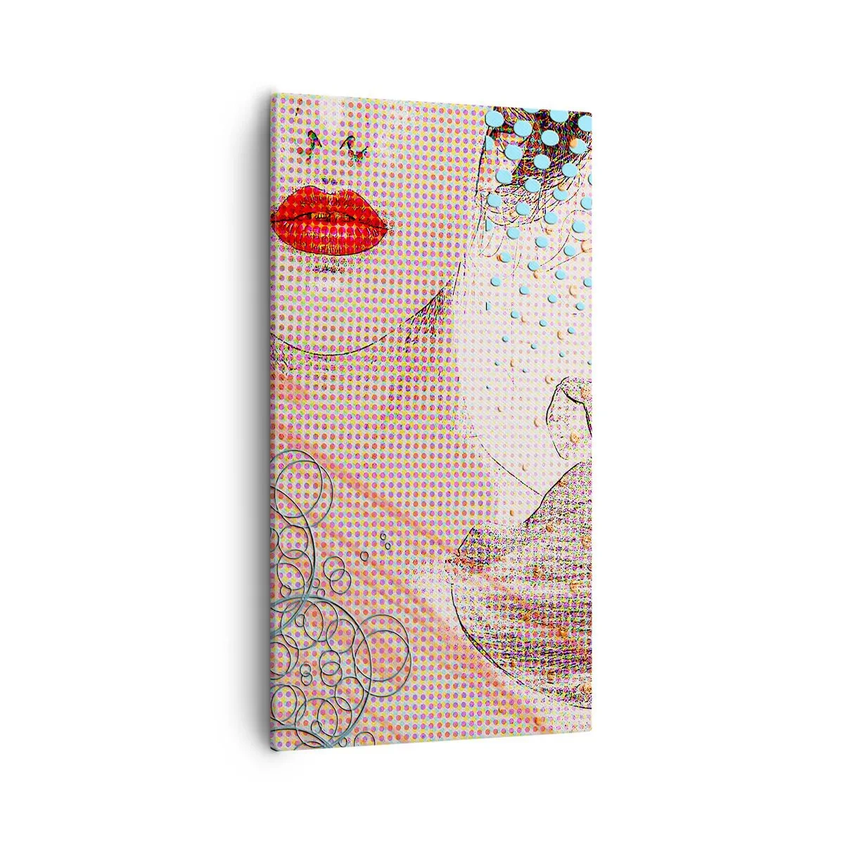 Vászonkép - Képregényes heroin - 55x100 cm