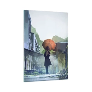 Üveg kép - Éltető eső - 70x100 cm