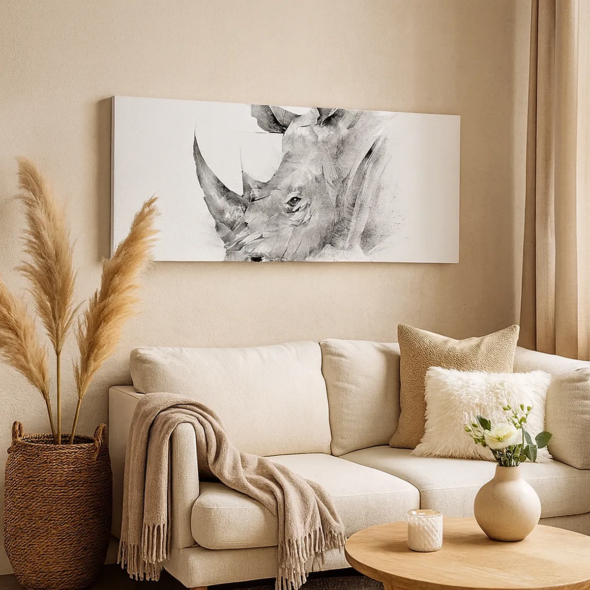 Vászonkép - Afrikai portré - 30x30 cm