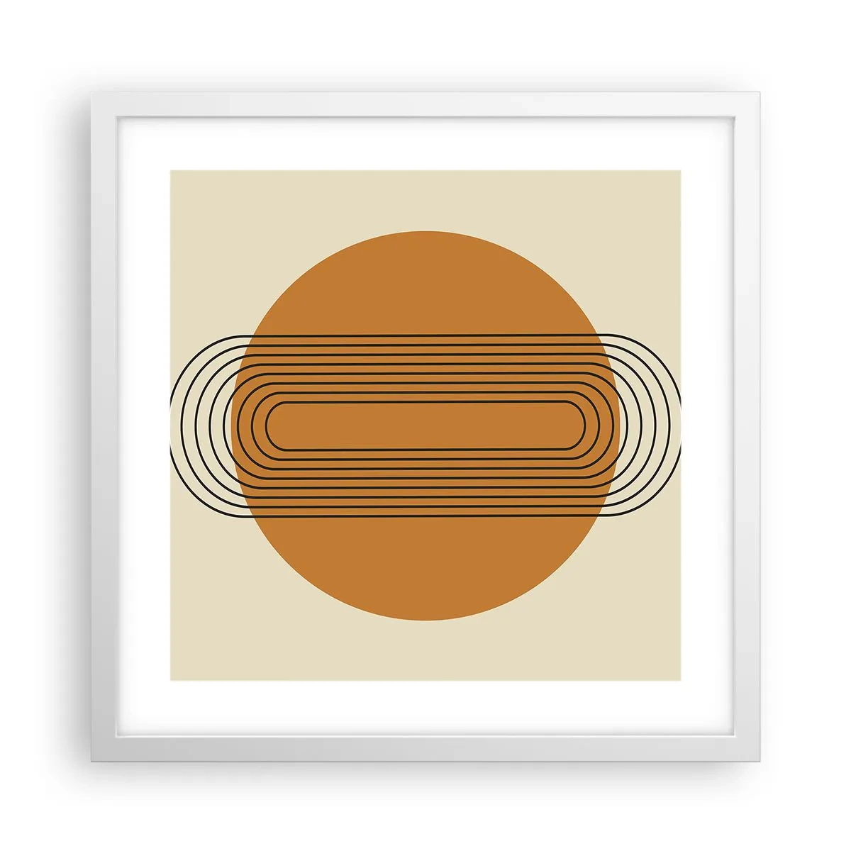 Poszter fekete keretben - Tökéletes terv - 40x40 cm