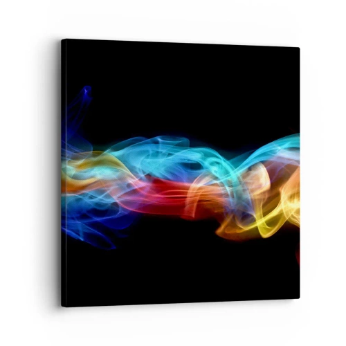 Vászonkép - Ködök szivárványtánca - 30x30 cm