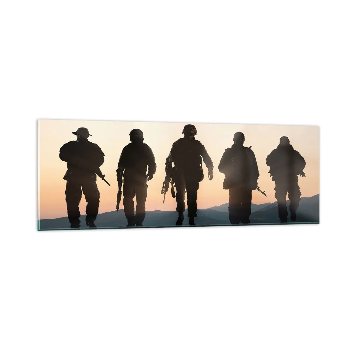 Üveg kép - Üdvözlünk a világunkban - 90x30 cm