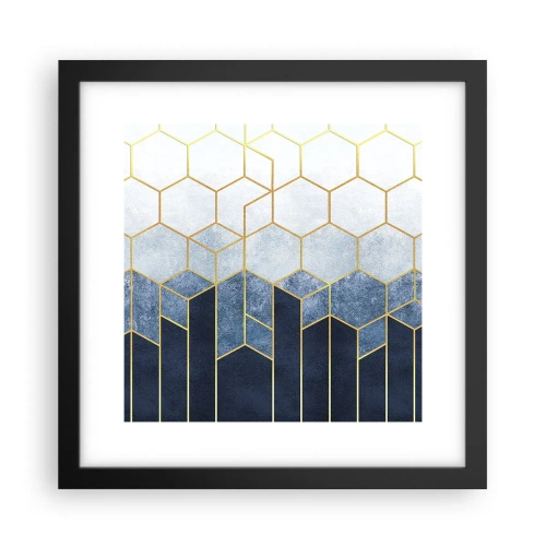 Poszter fehér keretben - Kompozíció szinkópa ritmusban - 30x30 cm