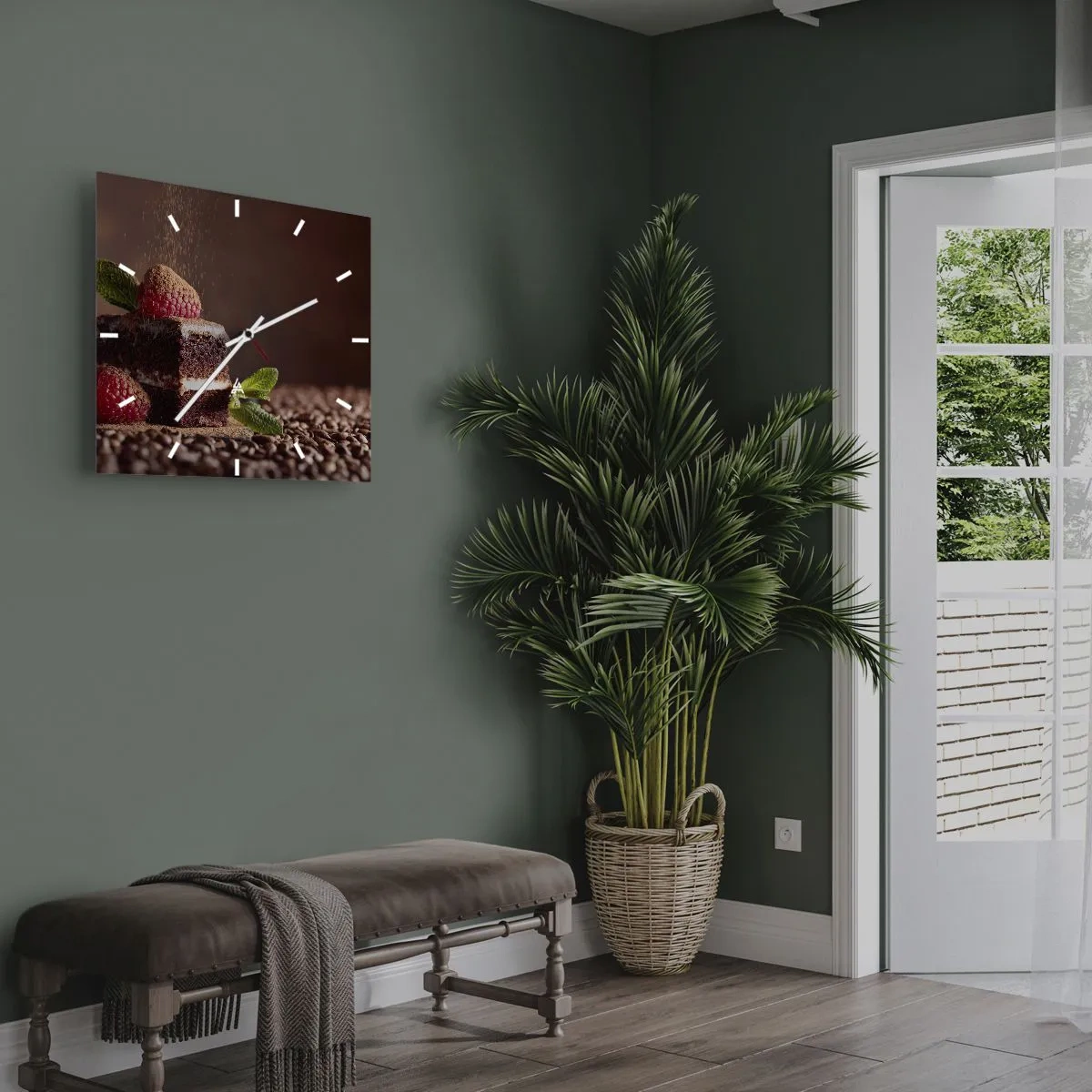 Falióra, Óra - Az élet édes - 40x40 cm