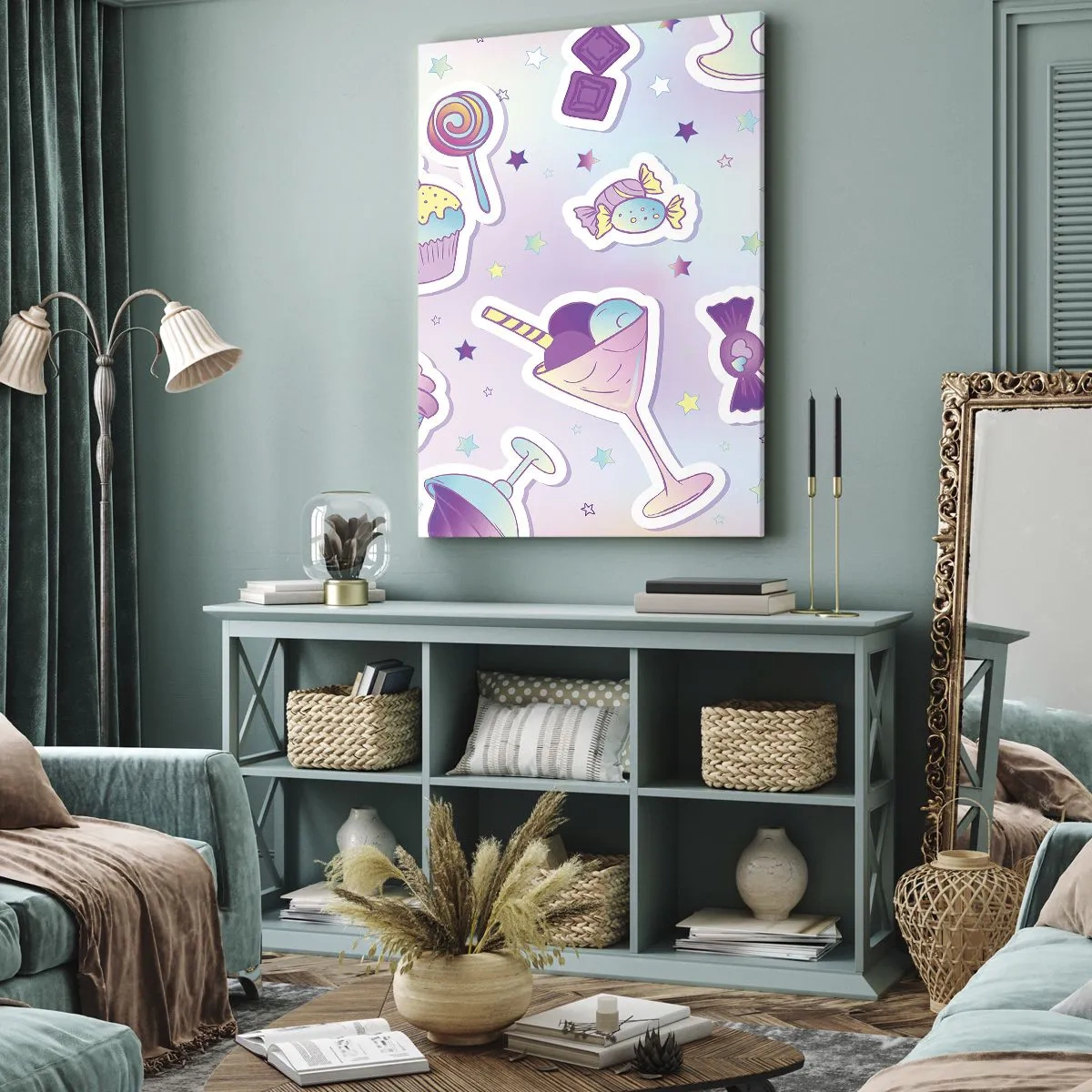 Vászonkép - Hogy minden nap születésnap legyen - 65x120 cm