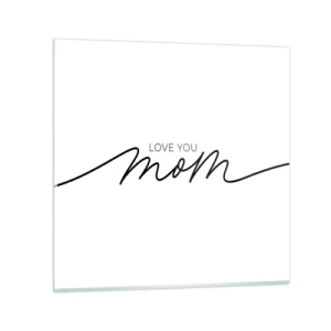 Üveg kép - Nagy megrázás - 30x30 cm