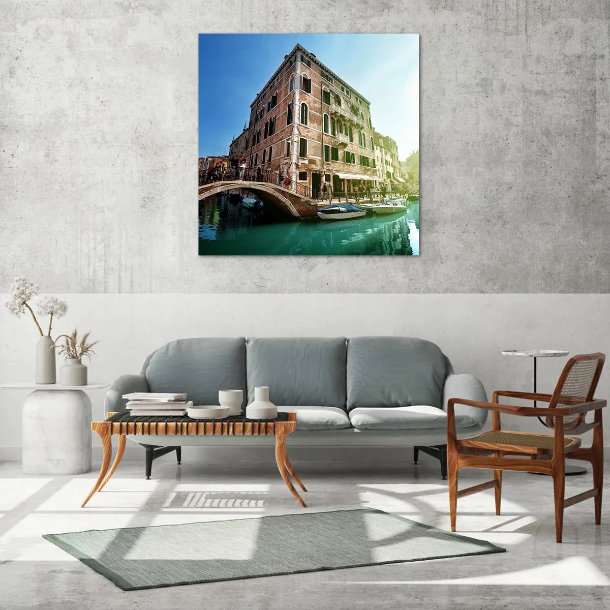 Üveg kép - Velence - Amore Mio - 60x60 cm