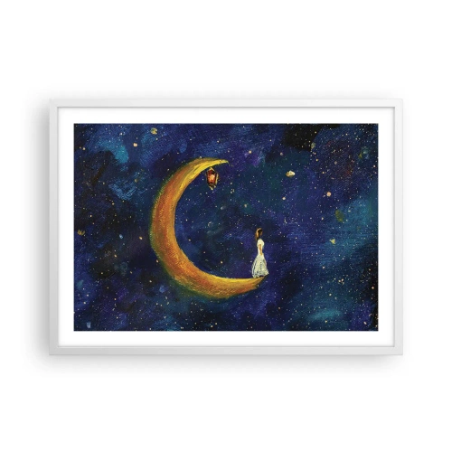 Poszter fekete keretben - A világ hívása - 70x50 cm