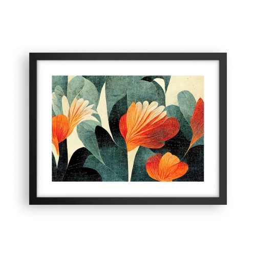Poszter fehér keretben - A trópusok forrósága és a zöldellő hűvösség - 40x30 cm
