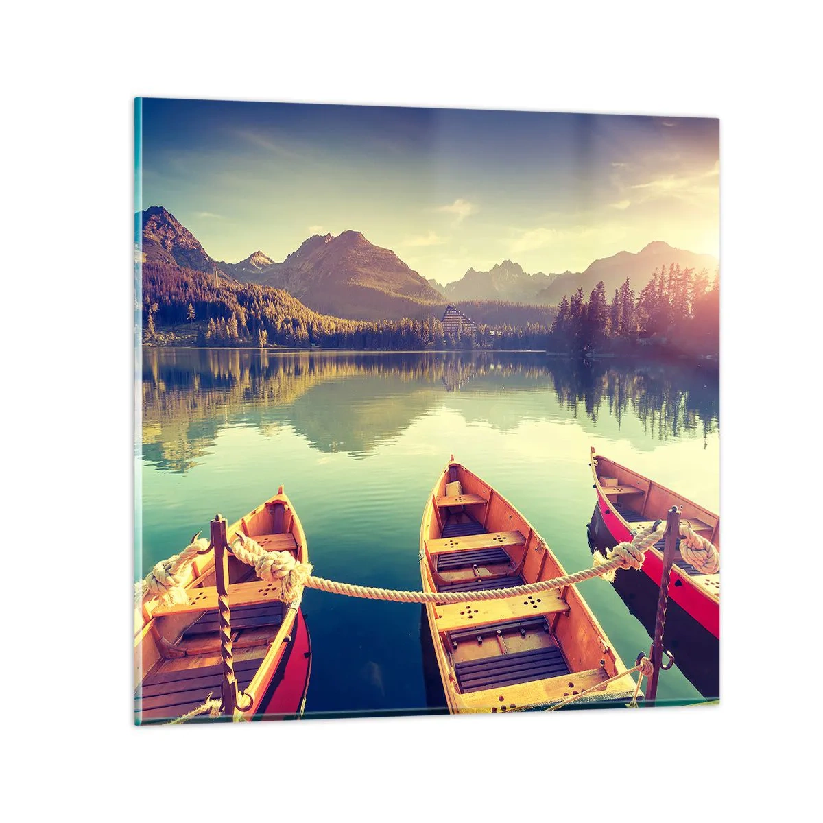 Üveg kép - Élni az ő törvényei szerint - 40x40 cm