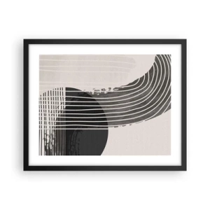 Poszter fehér keretben - Oda és vissza - 50x40 cm