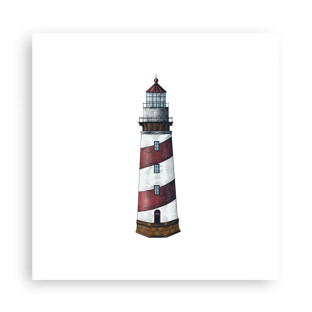 Poszter - Mindig résen - 30x30 cm