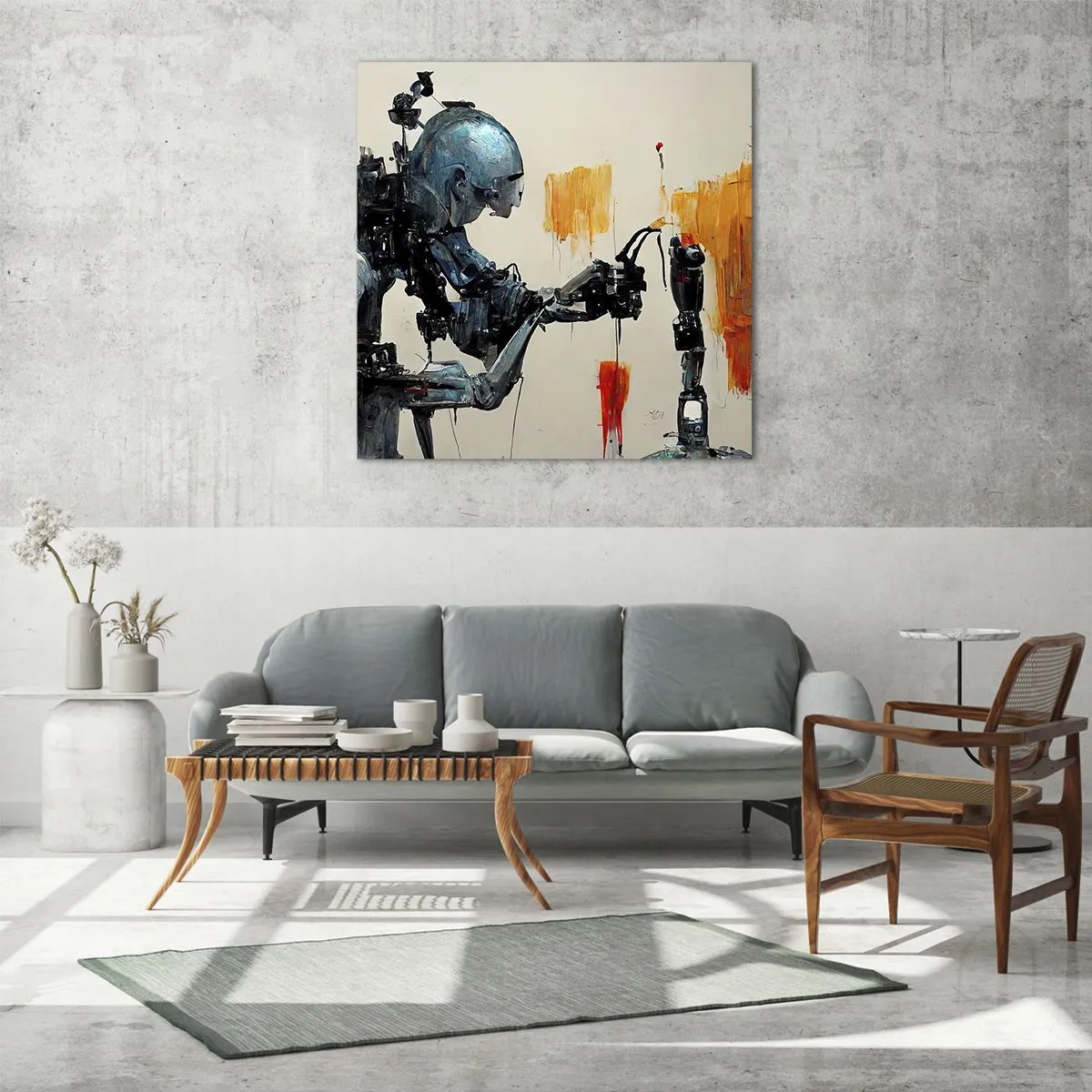 Üveg kép - Már holnap... - 30x30 cm