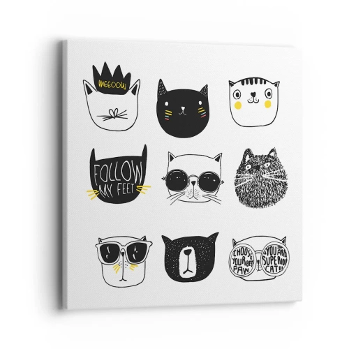 Vászonkép - Mindenki más - 40x40 cm