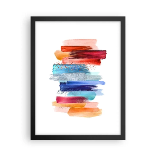 Poszter fehér keretben - Fel és le - 30x40 cm