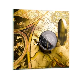 Üveg kép - Vagy talán a világ végére? - 30x30 cm