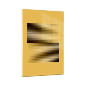 Üveg kép - Az ellentétek négyzete - 80x120 cm