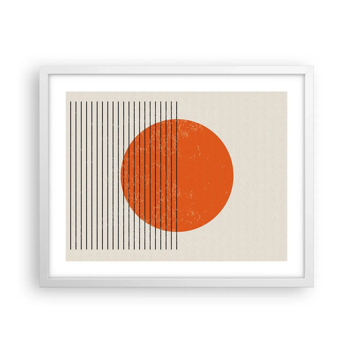 Poszter fekete keretben - Mindig a nap - 50x40 cm