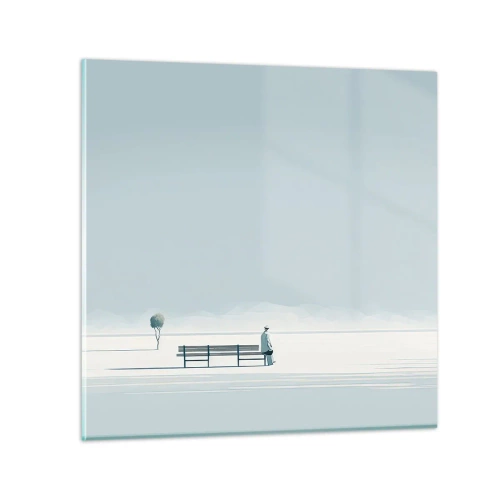 Üveg kép - Igen, én várok. - 30x30 cm