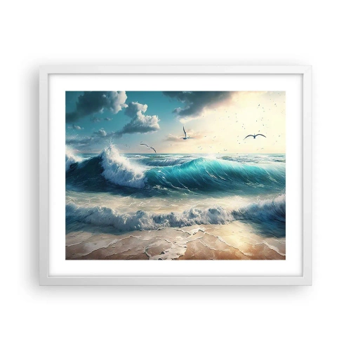 Poszter fekete keretben - Zaj csak neked - 50x40 cm