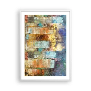 Poszter fekete keretben - Napfényes metropolisz - 50x70 cm