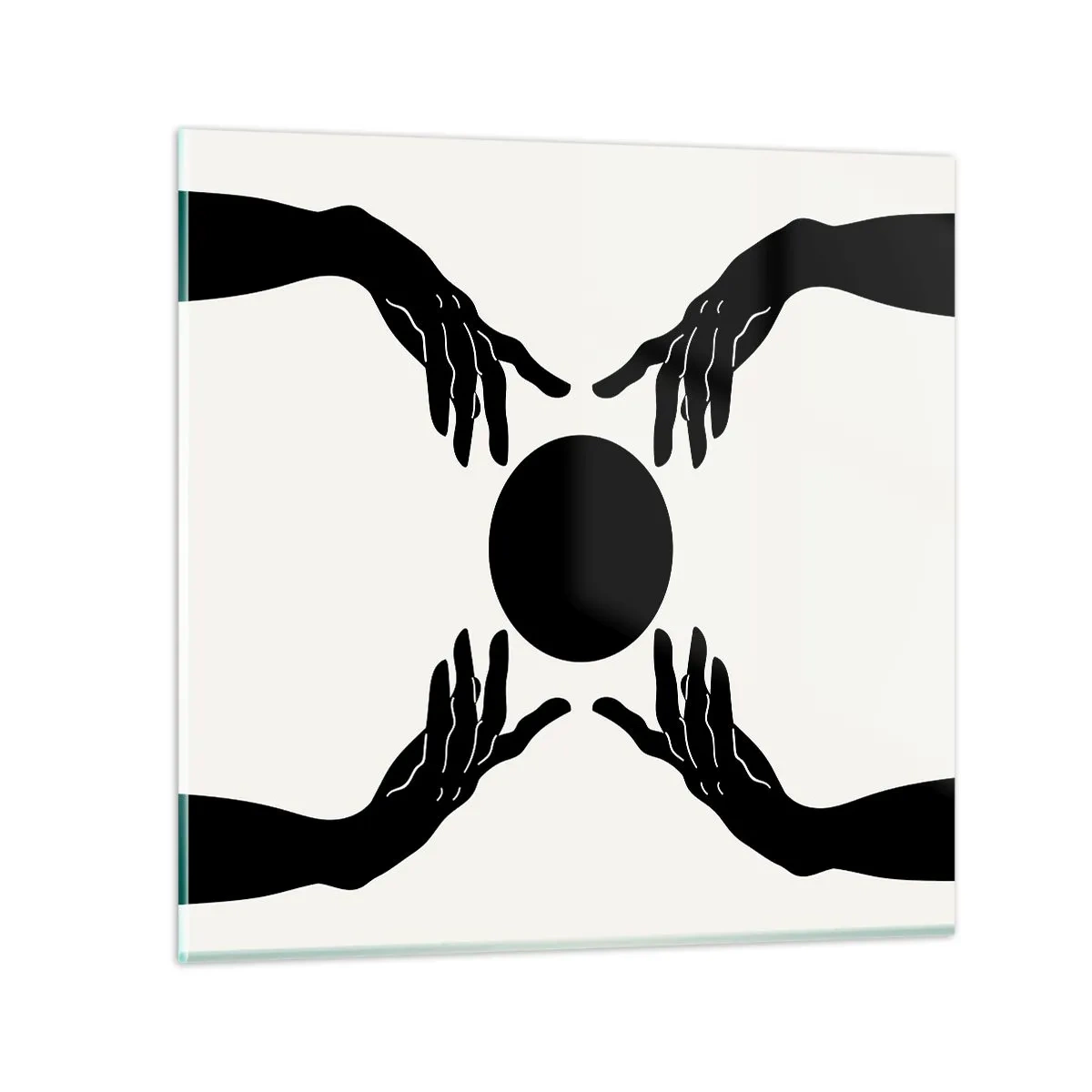 Üveg kép - Egy titkos jel - 30x30 cm