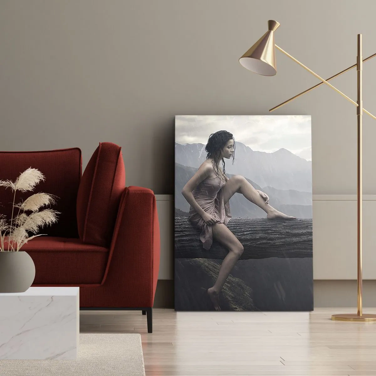 Vászonkép - A szépség csúcsai - 65x120 cm